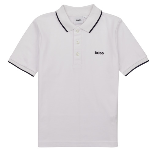 Textil Rapaz Chanel Pre-Owned 2004 CC logo polo shirt BOSS J25P26-10P-J Branco