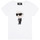 Textil Rapariga T-Shirt mangas curtas Karl Lagerfeld Z15418-10P-C Branco