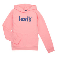 Textil Rapariga Sweats Levi's LVG SQUARE POCKET HOODIE Rosa