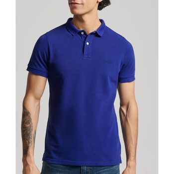 Textil Homem T-shirts e Pólos Superdry M1110252A VINT DESTROY-3H1 REGAL BLUE Azul