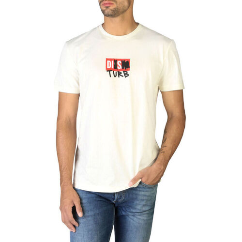 Textil Homem T-Shirt for mangas curtas Diesel - t-diegos-b10_0gram Branco