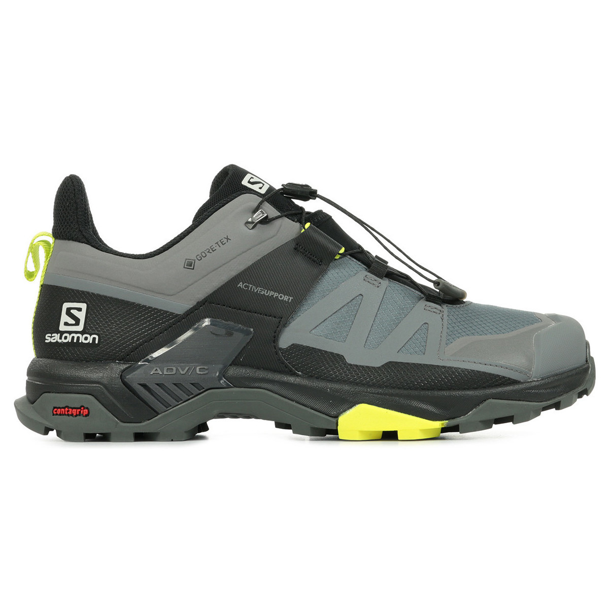 Sapatos Homem Sapatos de caminhada Salomon X Ultra 4 GTX Cinza