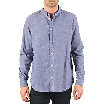 Textil Homem Camisas mangas comprida Cheap Monday DAMON BD SHIRT Azul