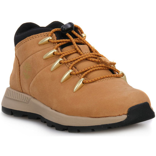 Sapatos Rapaz Botas has Timberland SPRINT TREKKER MID WHEAT Amarelo