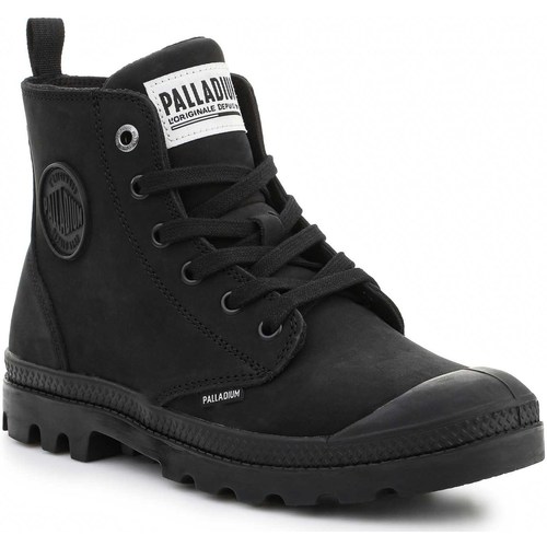 Sapatos Mulher Sapatilhas de cano-alto Palladium Pampa Hi Zip Nbk Black 96440-008-M Preto