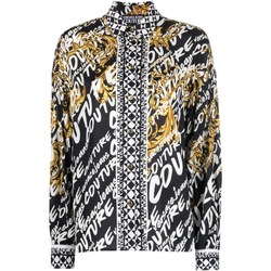 Textil Mulher camisas Versace Jeans Servando Couture 73HAL2B1-NS175 Preto