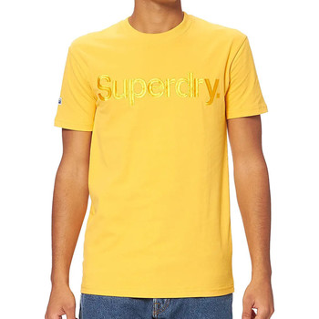 Textil Homem teddy graphic-print hoodie Superdry  Amarelo