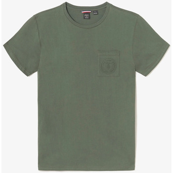 Textil Homem T-shirts e Pólos Le Temps des Cerises T-shirt Denali PAIA Verde