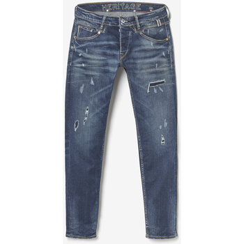 Textil Homem Calças de ganga La Prestic Ouiston Jeans ajusté elástica 700/11, comprimento 34 Azul