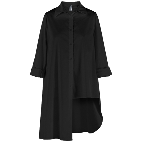 Textil Mulher Top 110809 - Black Wendy Trendy Camisa 220511 - Black Preto