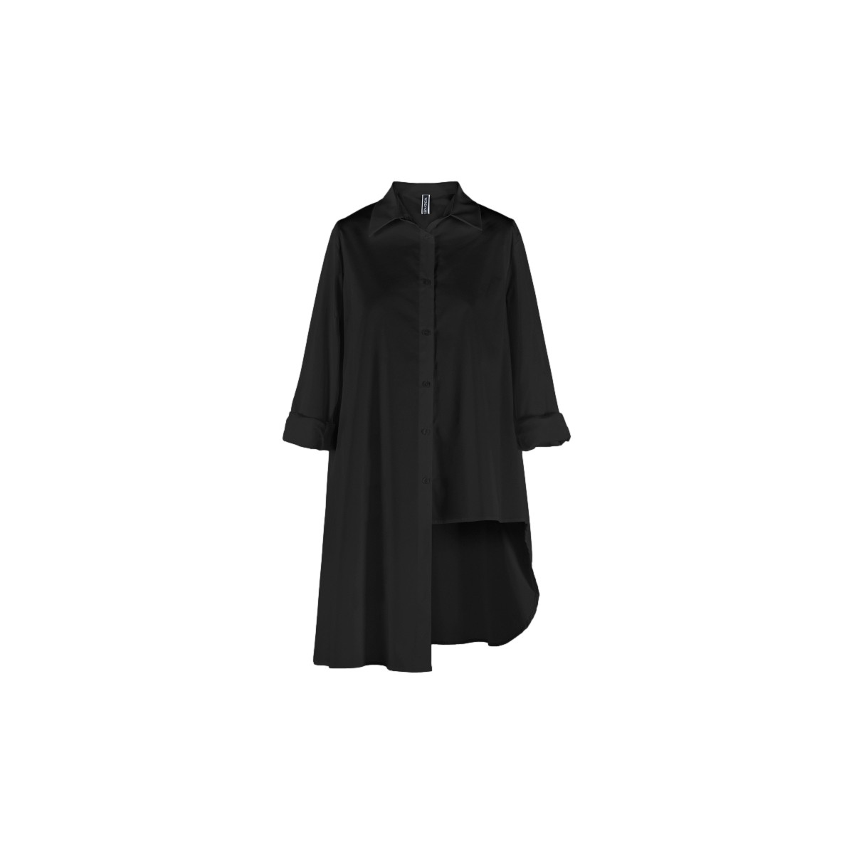 Textil Mulher Tops / Blusas Wendy Trendy Camisa 220511 - Black Preto