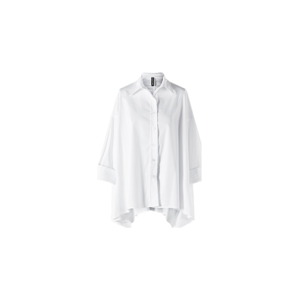 Textil Mulher Tops / Blusas Wendy Trendy Camisa 110236 - White Branco