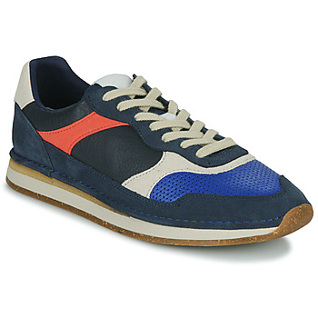 Sapatos Homem Sapatilhas Clarks CRAFTRUN TOR Azul / Branco / Vermelho