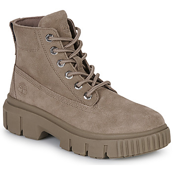 Sapatos Mulher Botas baixas Woods Timberland GREYFIELD LEATHER BOOT Cinza