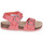 Sapatos Rapariga faceálias Timberland CASTLE ISLAND 2 STRAP Rosa / Castanho