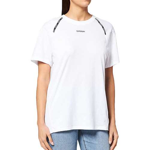 Textil Mulher T-shirts e Pólos Superdry  Branco