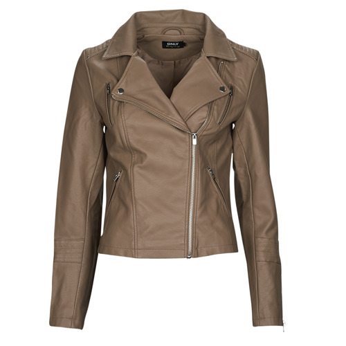 Textil Mulher Conte Of Florenc Only ONLGEMMA FAUX LEATHER BIKER Toupeira