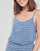 Textil Mulher Vestidos compridos Only ONLNOVA LIFE STRAP MAXI vide DRESS Azul / Branco