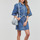 Malas Mulher Bolsa tiracolo Calvin Klein Jeans RE-LOCK CAMERA BAG W/FLAP PBL Azul / Céu