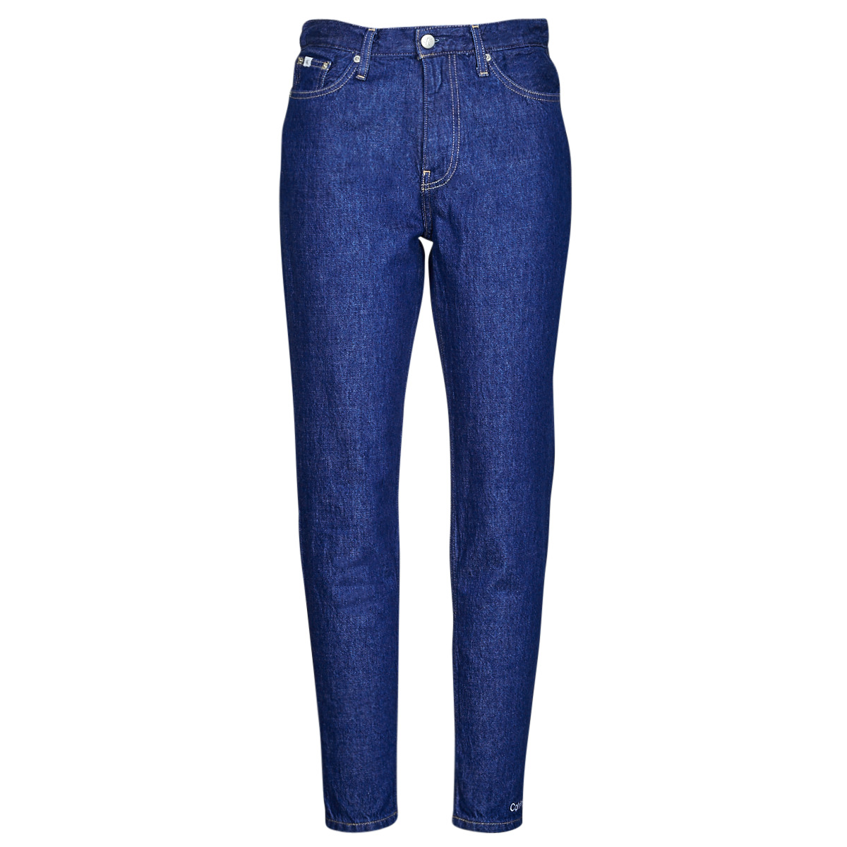 Textil Mulher calvin minimal klein jeans 026 slim tapered Calvin minimal Klein Jeans MOM JEAN Azul