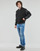 Textil Homem Jaquetas Calvin Klein Jeans FAUX LEATHER BOMBER JACKET Preto