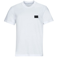Textil Homem T-Shirt mangas curtas Calvin Klein Jeans SHRUNKEN BADGE TEE Branco