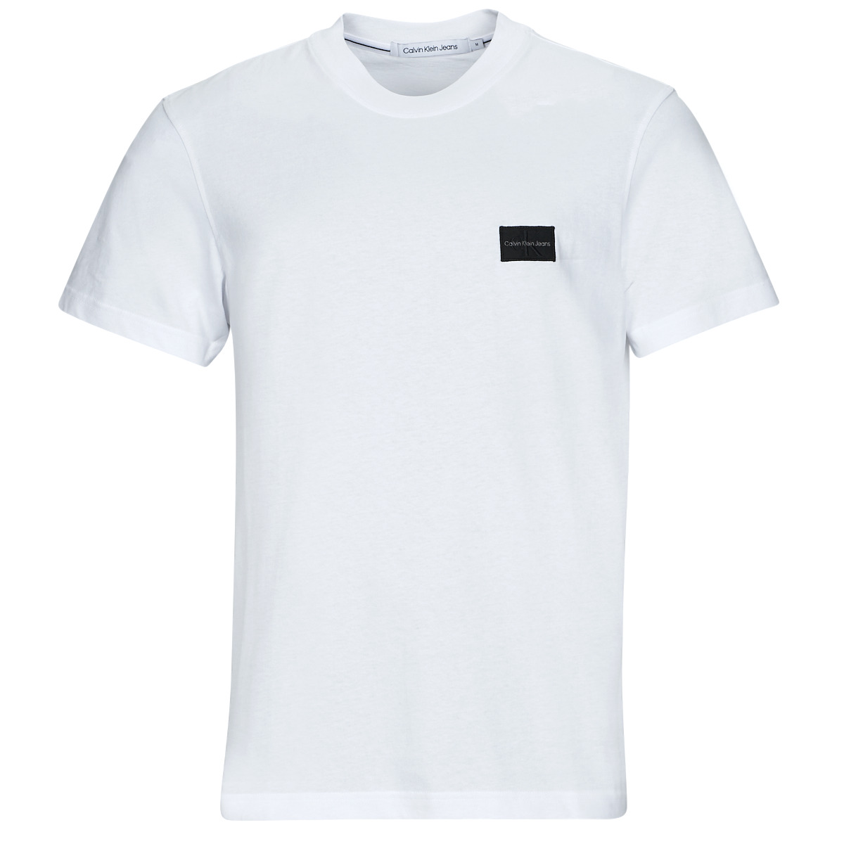 Textil Homem T-Shirt mangas curtas Calvin Klein Jeans SHRUNKEN fram TEE Branco