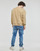 Textil Homem Sweats Calvin Klein Jeans SHRUNKEN BADGE CREW NECK Bege