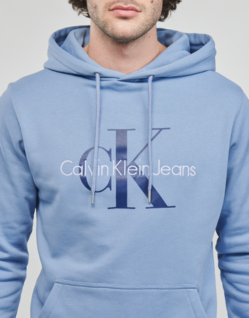 Calvin Klein Jeans MONOLOGO REGULAR HOODIE Azul