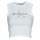 Textil Mulher T-Shirt mangas curtas Crew Calvin Klein Jeans ARCHIVAL MONOLOGO RIB TANK TOP Branco