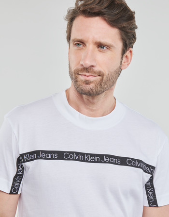 Calvin Klein Jeans LOGO TAPE TEE Branco