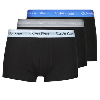 Roupa de interior Homem Boxer Calvin Klein Jeans LOW RISE TRUNK 3PK X3 Preto / Preto / Preto