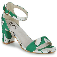 Sapatos Mulher Sandálias Elue par nous NEFFILE Verde / Branco