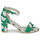Sapatos Mulher Sandálias Elue par nous NEFFILE Verde / Branco