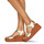 Sapatos Mulher Sandálias Metamorf'Ose NABOT Ouro / Castanho
