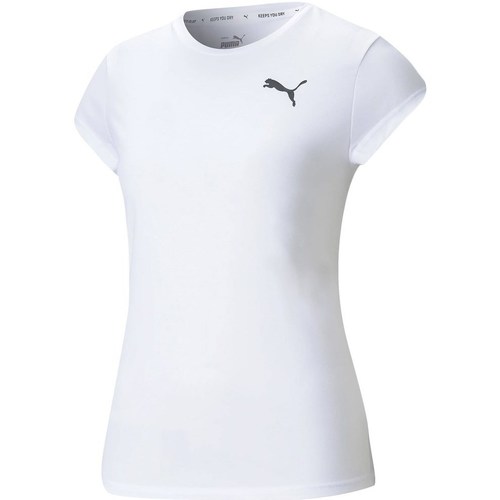 Textil Mulher T-Shirt mangas curtas Puma Active Tee Branco