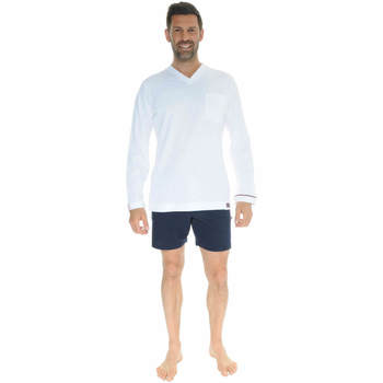 Textil Homem Pijamas / Camisas de dormir Le Pyjama Français AMBIERLE Branco