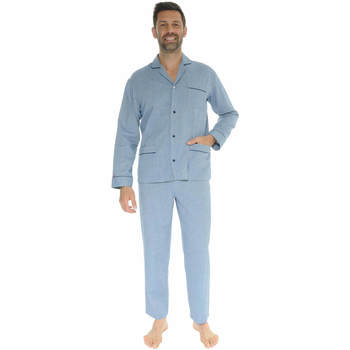 Textil Homem Pijamas / Camisas de dormir Le Pyjama Français CHARLIEU Azul