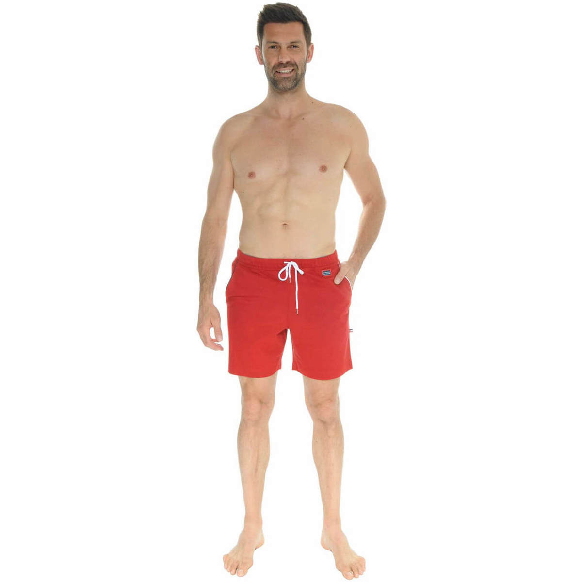 Textil Homem Pijamas / Camisas de dormir Medida à volta do peitois AMBIERLE Vermelho