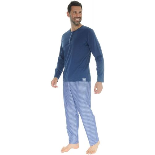 Textil Homem Pijamas / Camisas de dormir Pilus LEANDRE Azul