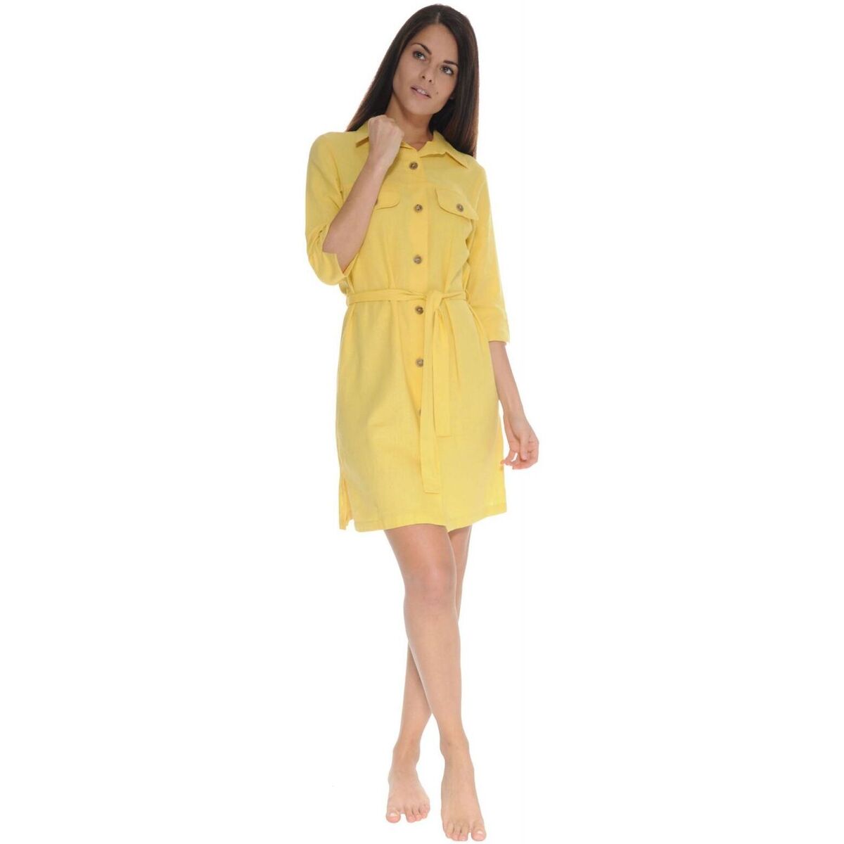 Textil Mulher Pijamas / Camisas de dormir Pilus OLYMPIE Amarelo