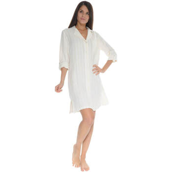 Textil Mulher Pijamas / Camisas de dormir Pilus ORLEANE Branco