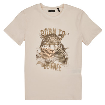Textil Rapaz Grey Organic Cotton T-shirt Ikks XW10113 Cru