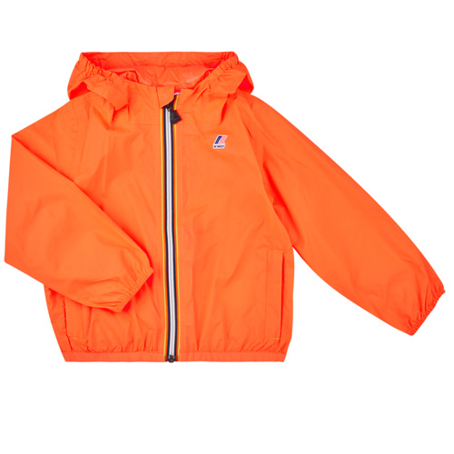Textil Criança Corta vento K-Way LE VRAI 3.0 PETIT CLAUDE Laranja