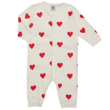 Textil Criança Pijamas / Camisas de dormir Petit Bateau A00E901 Branco / Vermelho