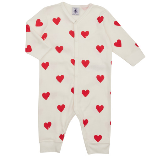 Tedubai Criança Pijamas / Camisas de dormir Petit Bateau A00E901 Branco / Vermelho
