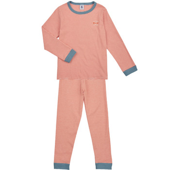 Textil Criança Pijamas / Camisas de dormir Petit Bateau FURFIN Vermelho / Azul
