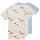 Textil Rapaz T-Shirt mangas curtas Petit Bateau A071400 X3 Multicolor