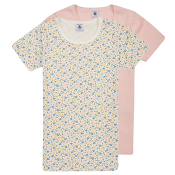 Textil Rapariga T-Shirt mangas curtas Petit Bateau A079Q00 X2 Multicolor