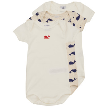 Textil Criança Pijamas / Camisas de dormir Petit Bateau A07EO00 X3 Branco